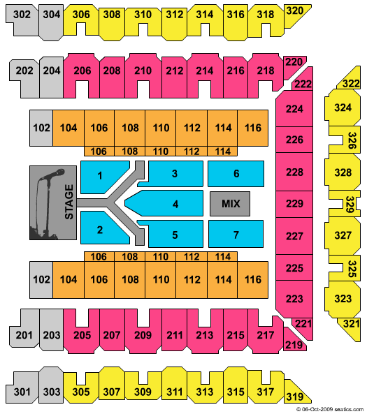 CFG Bank Arena Maxwell Seating Chart